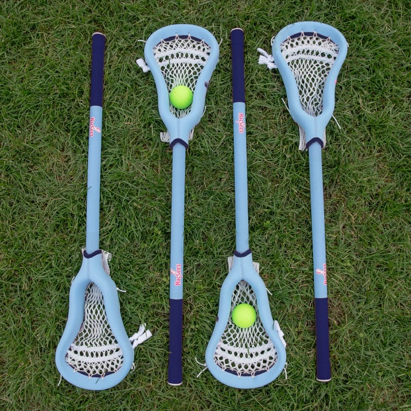 2 vs. 2 // Game Set + Goal Lacrosse Sticks hackeeslax Navy