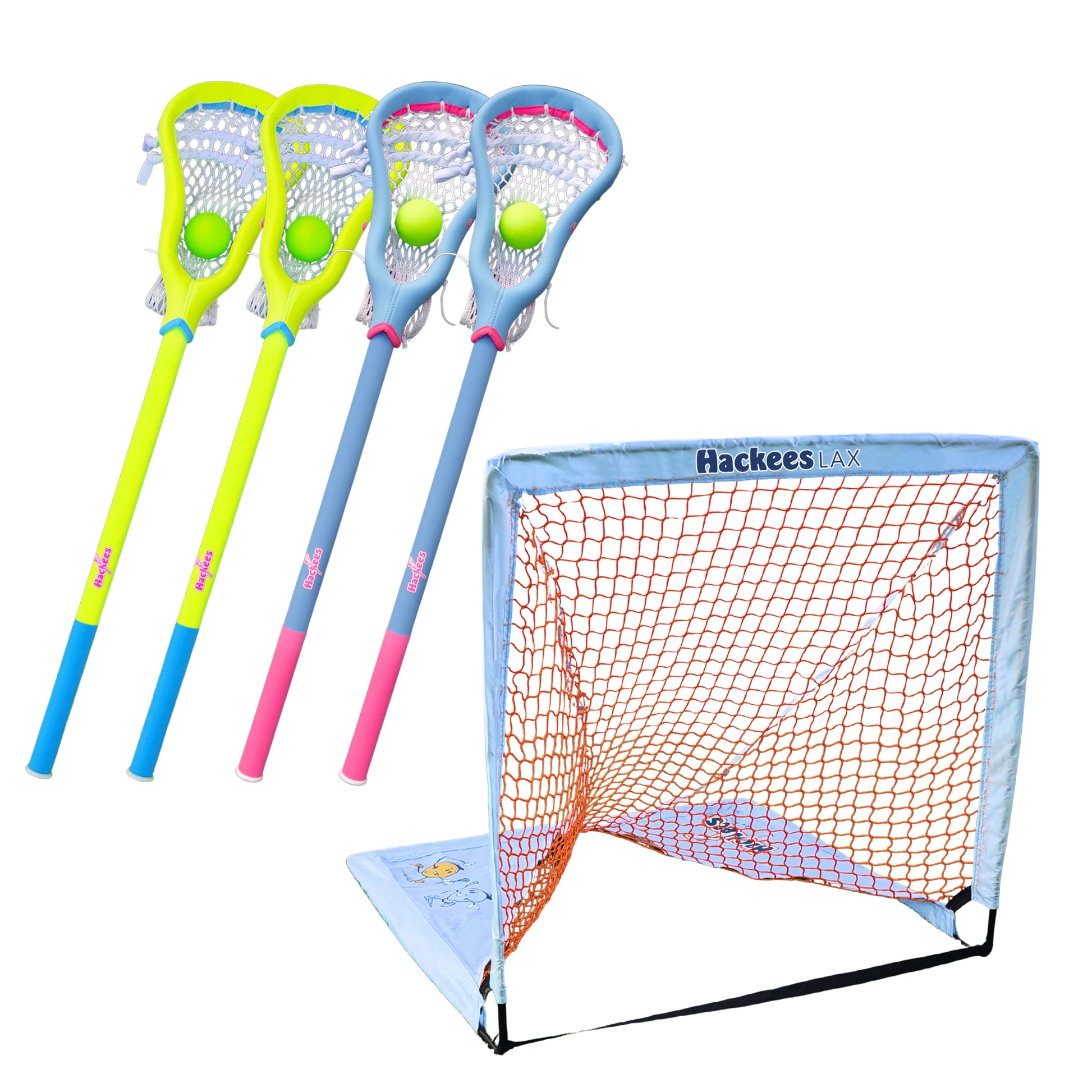 hauck lacrosse all in one everglade Day Glow ~ 4 Pack – Hackees Lacrosse